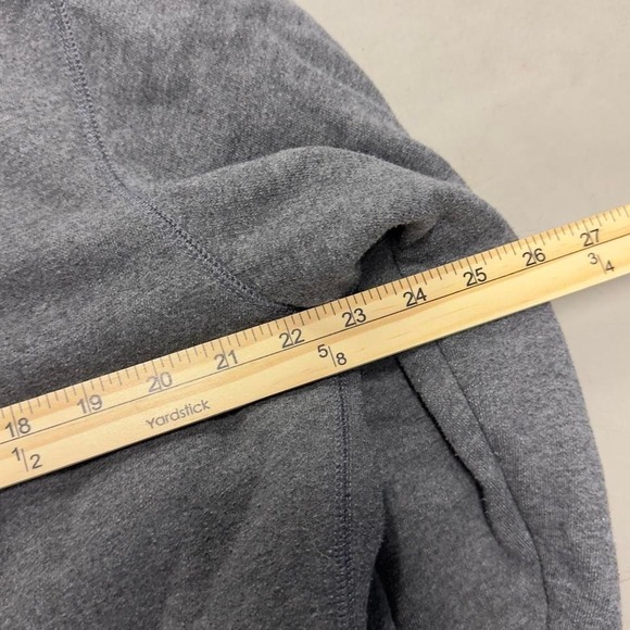 Vintage Y2K gray old navy Sherpa lined zip up hoodie - Picture 4 of 5